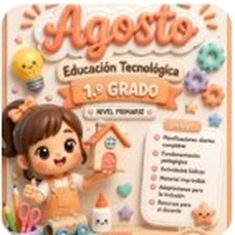 Portada real de Clases listas de agosto · 1.º grado