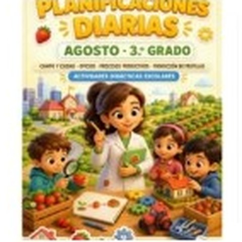 Portada real de Clases listas de agosto · 3.º grado