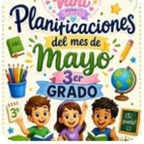 Portada real de Planificaciones de mayo · 3.º grado