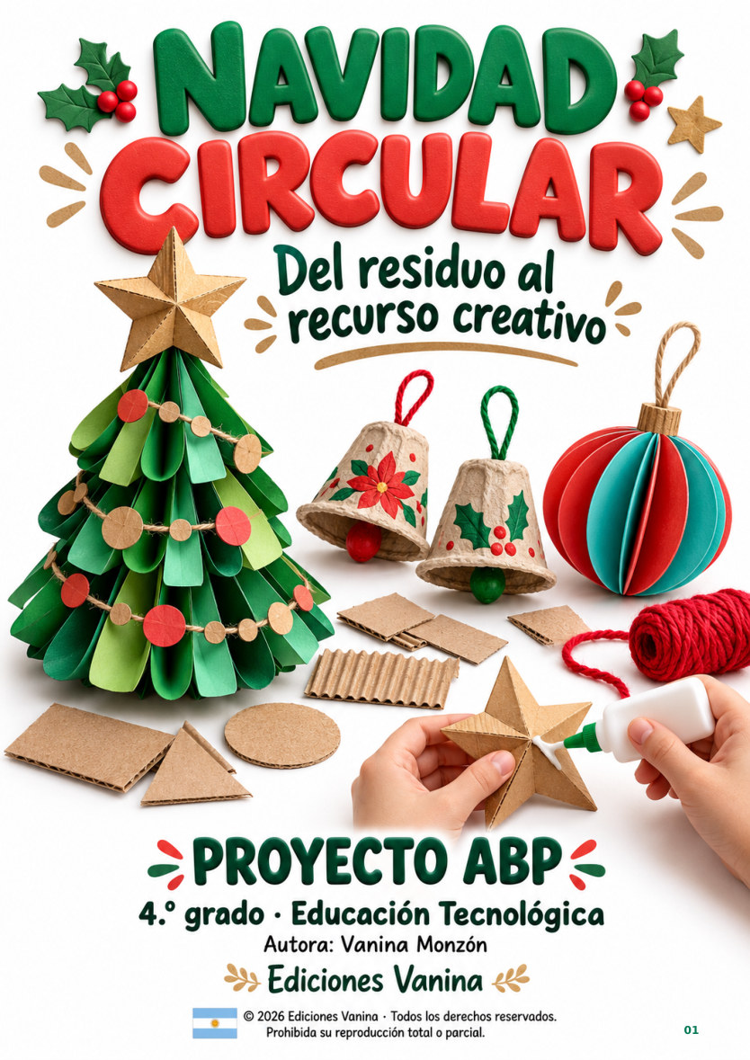Portada de Navidad circular · Proyecto ABP
